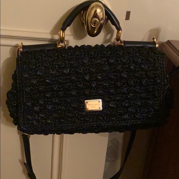 Dolce&Gabbana raffia handbag - Picture 1 of 2